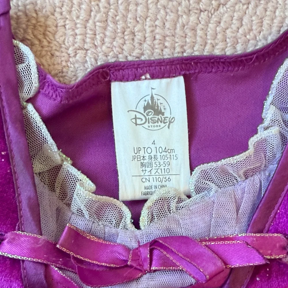 Disney Rapunzel Kids Costume Dress 4T - Picture 6 of 6